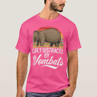 Camiseta Mamíferos Marsupiais Facilmente Distraídos Por Wom