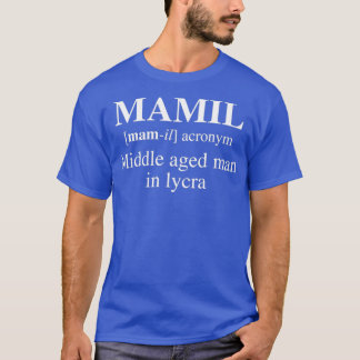 Camiseta MAMIL, Homem de meia-idade em lycra