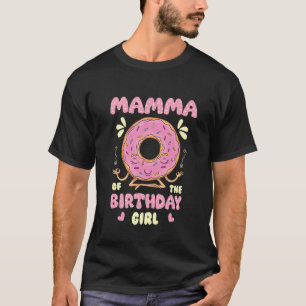 Camiseta Mamma Da Rosquinha De Aniversário Da Família