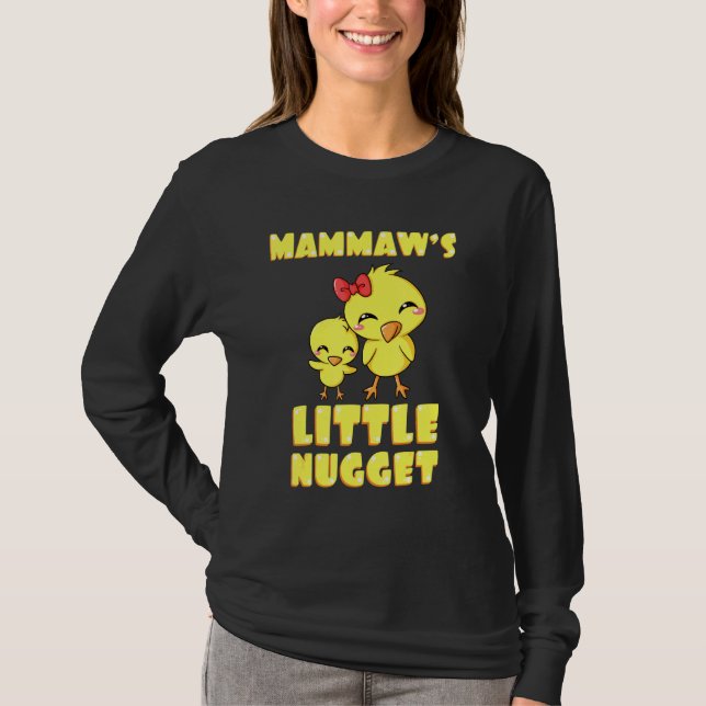 Camiseta Mammaws Pequeno Dia de as mães de Avó de Galinha N (Frente)