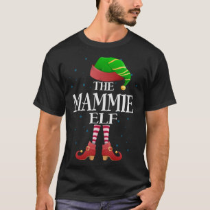 Camiseta Mammie Elf Coincidindo Família Engraçado Vovó Nata