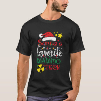 Camiseta Mammo Tech de Mamografia Favorita do Papai Noel