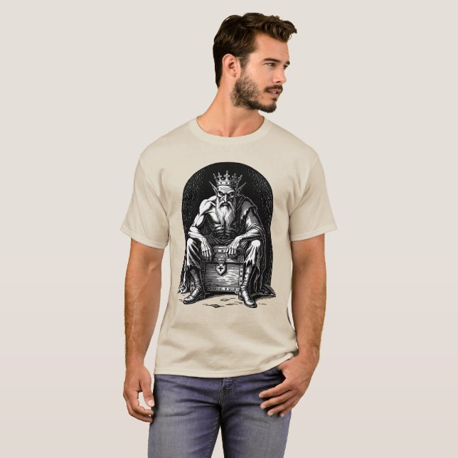 Camiseta Mammon Coroado em Contradição (Frente Completa)