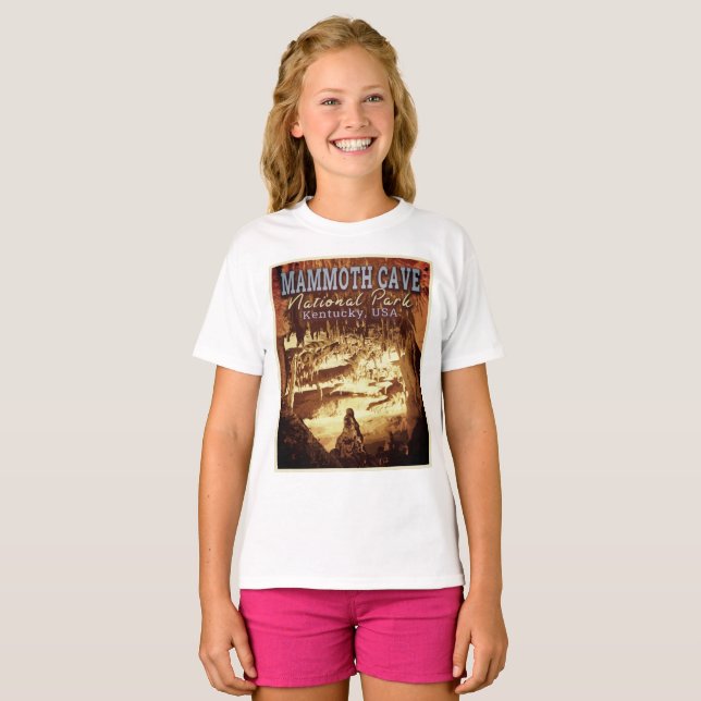 CAMISETA MAMMOTH CAVE NATIONAL PARK - KENTUCKY EUA (Frente Completa)