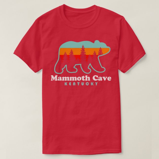 Camiseta Mammoth Cave National Park Souvenirs Kentucky (Frente do Design)