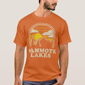 Camiseta Mammoth Lagos California CA Vintage Hiking Mounta
