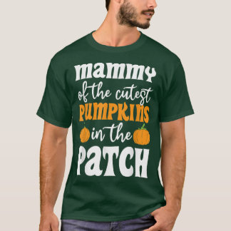Camiseta Mammy Of The Cutest Pumpkins In The Patch Hallowee