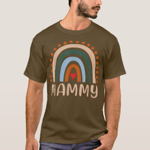 Camiseta Mammy Rainbow Avó Bonita Dia de as mães Engraçada 