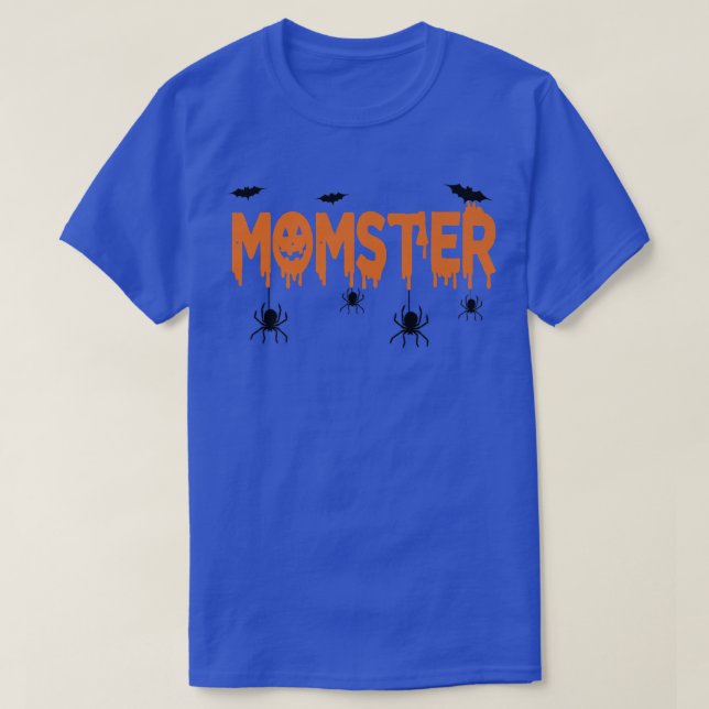Camiseta Mamster Mãe Mamãe Monstro E Engraçado Impulso Mãe  (Frente do Design)