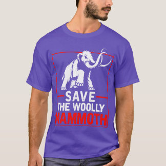 Camiseta Mamute Animal Pré-Histórico Humor família