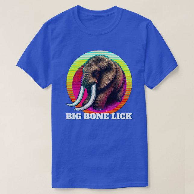Camiseta Mamute e Big Bone Lick Kentucky (Frente do Design)