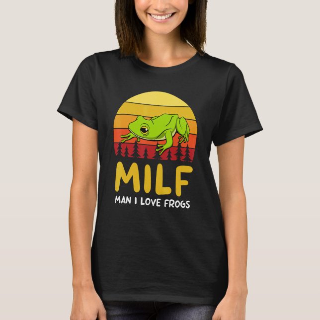 Camiseta Man I Love Frogs Toad Tree Frog (Frente)