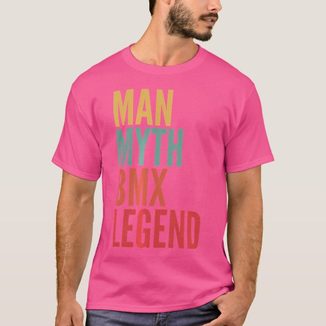 Camiseta Man Myth Legend Bmx (Frente)