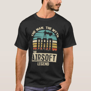 Camiseta Man Myth Legend Dad Airsoft