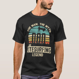Camiseta Man Myth Legend Dad Kitesurfing