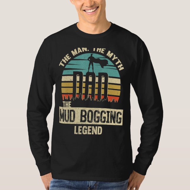 Camiseta Man Myth Legend Pai Lama Bogging (Frente)