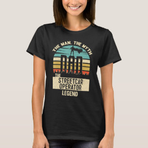 Camiseta Man Myth Legend Pai Streetcar
