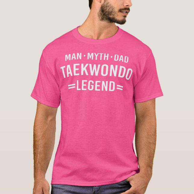 Camiseta Man Myth Legend Pai Taekwondo (Frente)