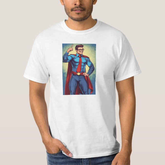 Camiseta "Man of Steel Vibes" (Frente)