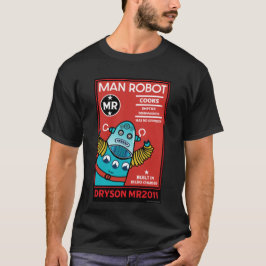 Camiseta Man Robot O Homem Perfeito