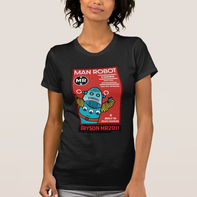 Camiseta Man Robot The Perfect Man T-Shirt (Frente)