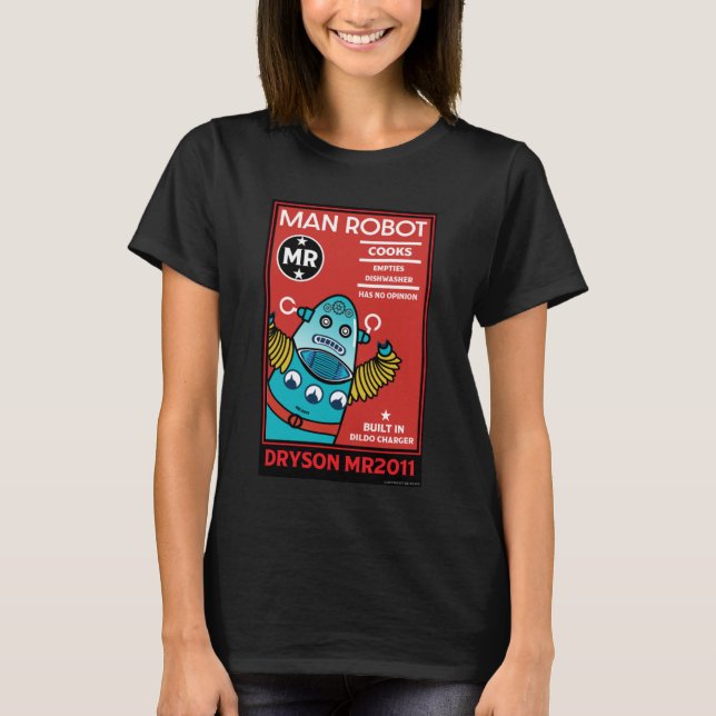 Camiseta Man Robot The Perfect Man T-Shirt (Frente)