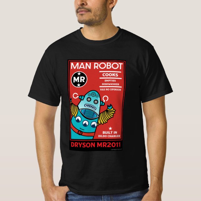 Camiseta Man Robot The Perfect Man T-Shirt (Frente)