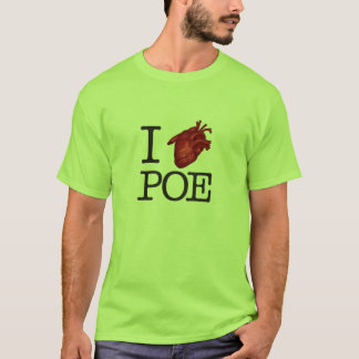 Camiseta Man T-Shirt "Poe Heart"