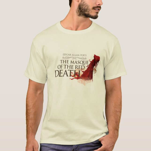 Camiseta Man T-Shirt "The Masque of the Red Death" (Frente)