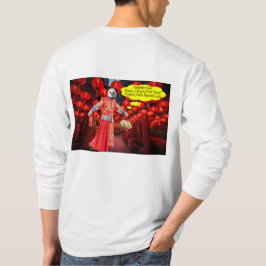 Camiseta Mana, manga o tee. Feliz Ano Novo Chinês. pa