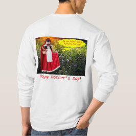 Camiseta Mana, manga o tee. Feliz Dia de as mães.