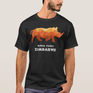 Camiseta Mana Piscina Zimbabwe Safari National Park Game Re