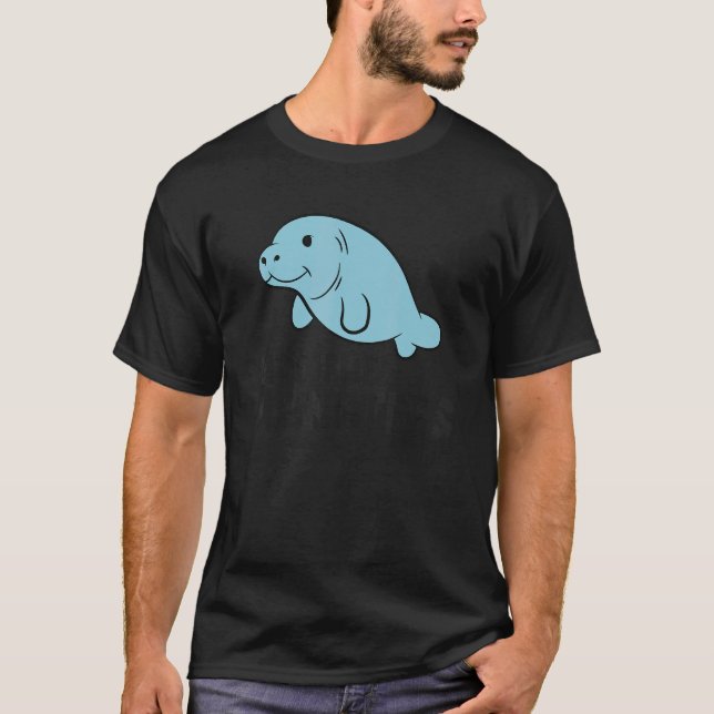 Camiseta Manatee Floaty Batata Salve Os Manatis (Frente)