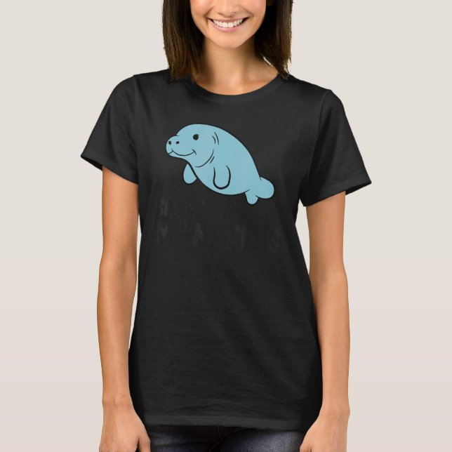 Camiseta Manatee Floaty Potato Salvar Os Manatins (Frente)