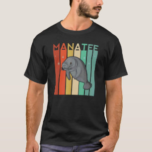 Camiseta Manatee Retro Vintage Batatas Flutuantes Oceanas C