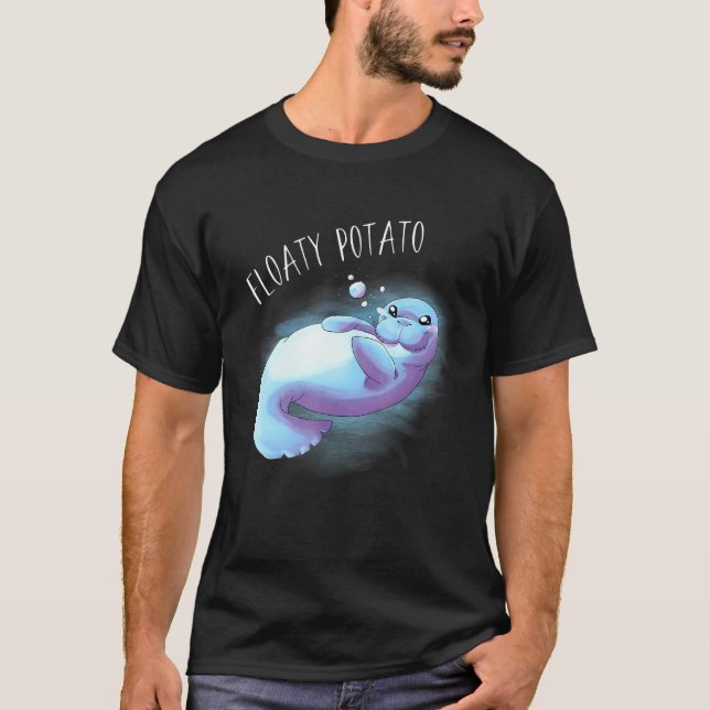 Camiseta Manatee Shirt Engraçado Presente Para Salvar A Pot (Frente)