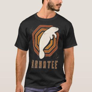 Camiseta Manatee Vintage Retro Classic Animal Love