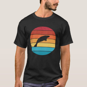 Camiseta Manati retrô vintage e animal fofo 4