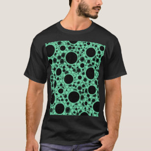 Camiseta Mancha de Bolha Espacial - Menta