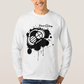 Camiseta Mancha de Four4ths_Black no branco