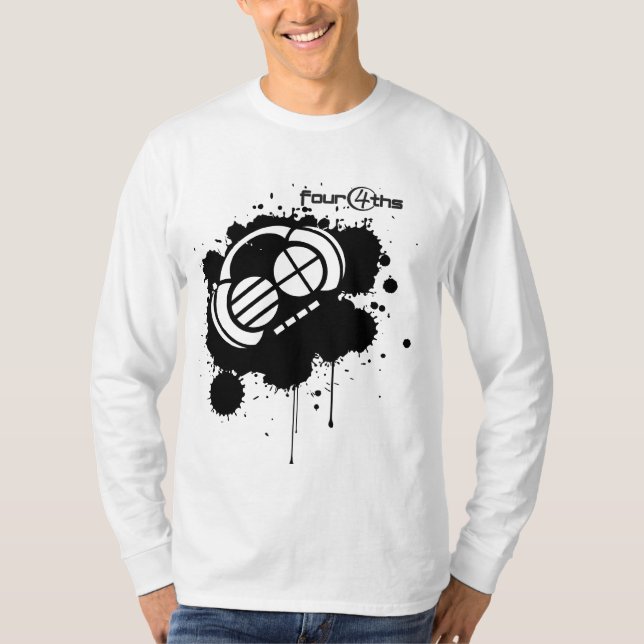 Camiseta Mancha de Four4ths_Black no branco (Frente)