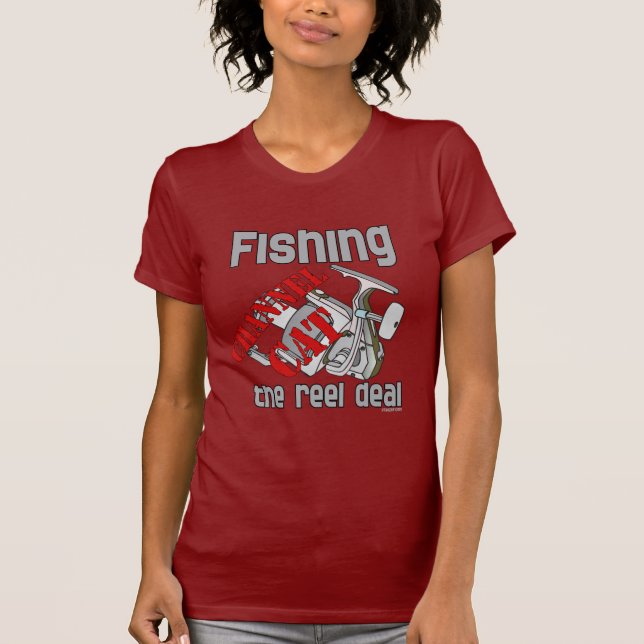 Camiseta Mancha De Pesca Cat The Reel Deal Fisheries (Frente)