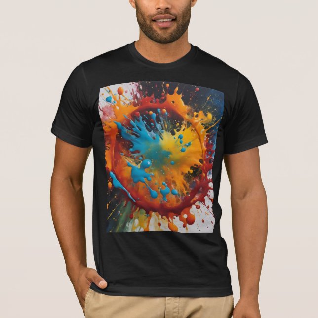 Camiseta Mancha de tinta  (Frente)