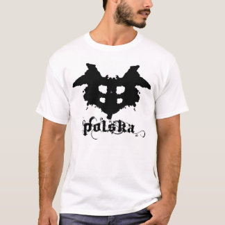 Camiseta mancha de tinta polska