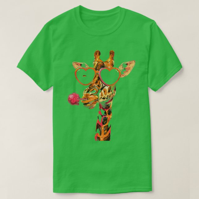 Camiseta Manchas de alegria O modo girafa (Frente do Design)