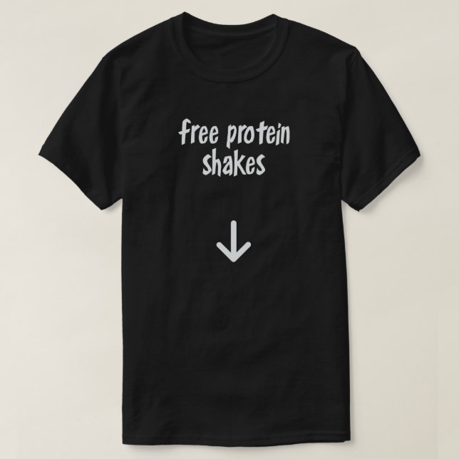CAMISETA MANCHAS DE PROTEÍNAS GRATUITAS (Frente do Design)