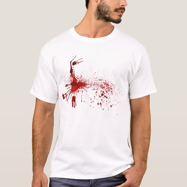Camiseta Manchas de sangre (Frente)