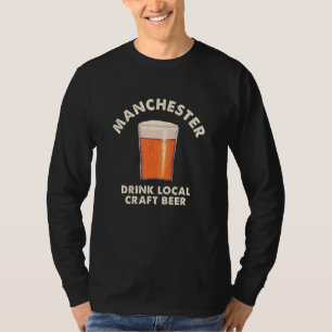 Camiseta Manchester Drink Local Artesanato Beer New Hampshi