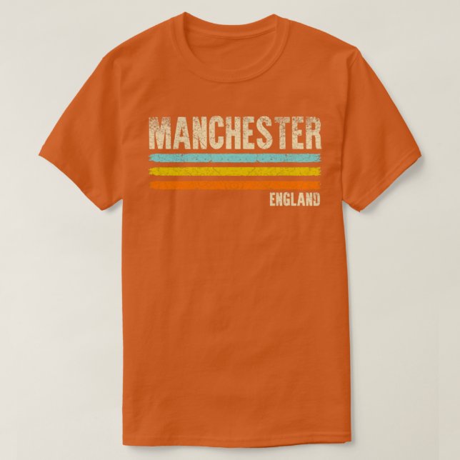 Camiseta Manchester England Retro (Frente do Design)