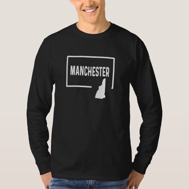 Camiseta Manchester New Hampshire NH - Home Hometown Vacati (Frente)